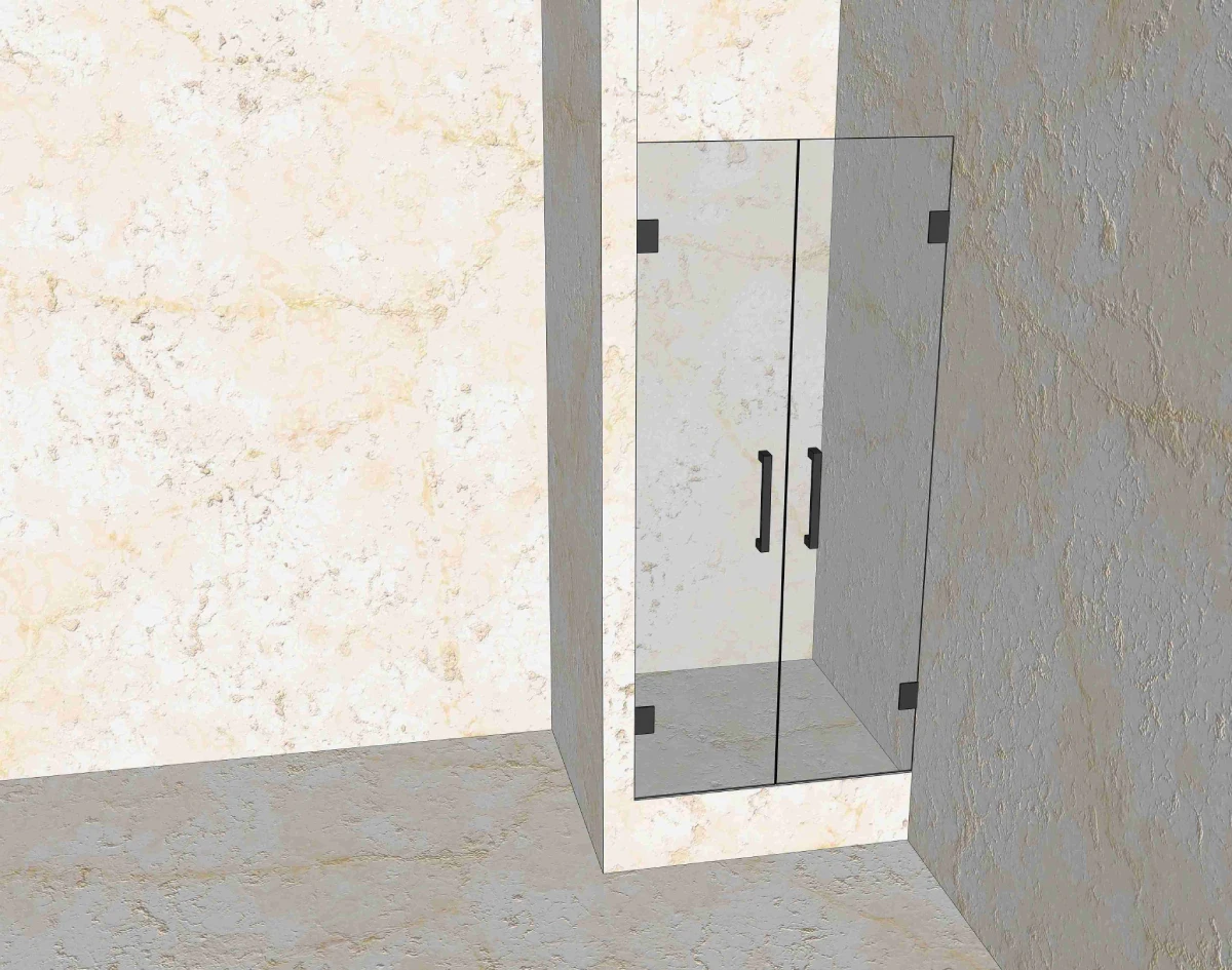 Стеклянная дверь 8 мм для душевой — проект стеклянной душевой «Стекло Кубани»