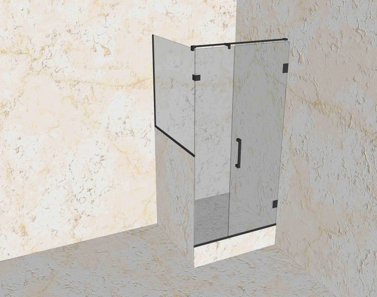 Изготовление нестандартной душевой 8 мм, выполненное компанией «Стекло Кубани»